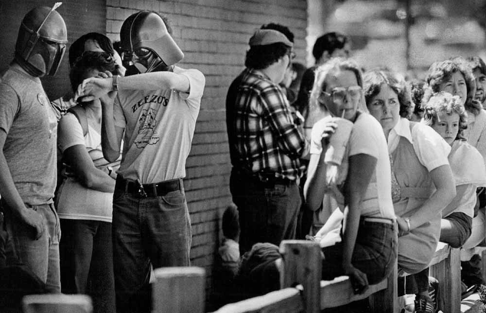 Star Wars-fans in de rij in 1980. – © John Sunderland / Getty