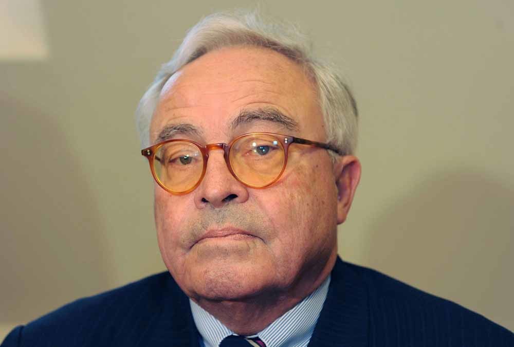 Rolf Breuer, de voormalige CEO van de Deutsche Bank. – © Guido Krzikowski / Getty Images