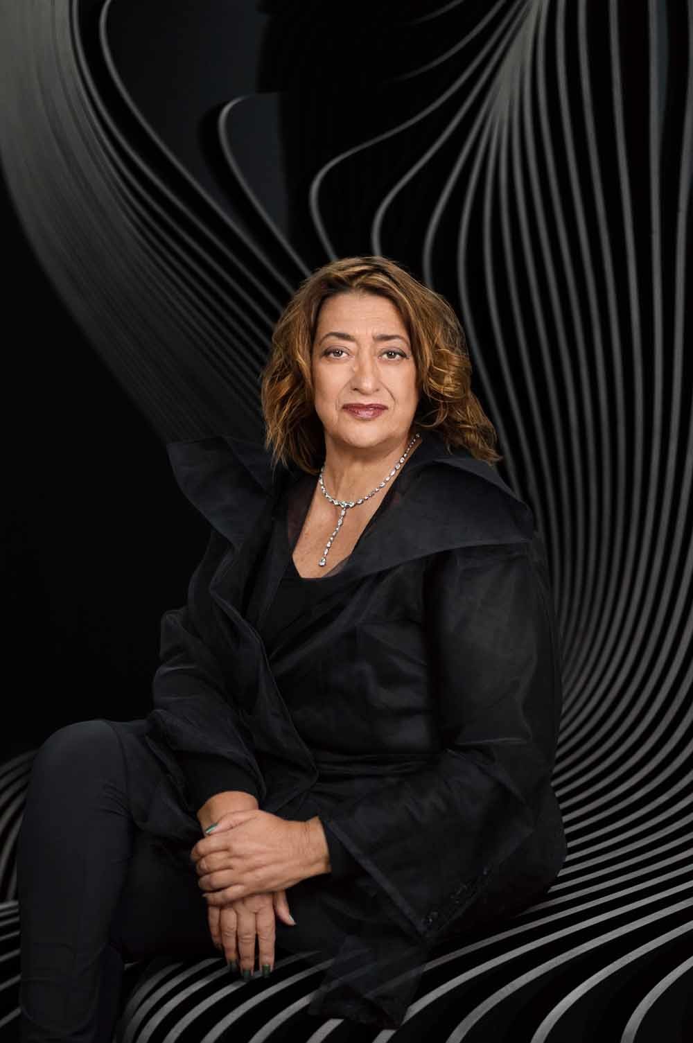zaha hadid portrait by mary mccartney