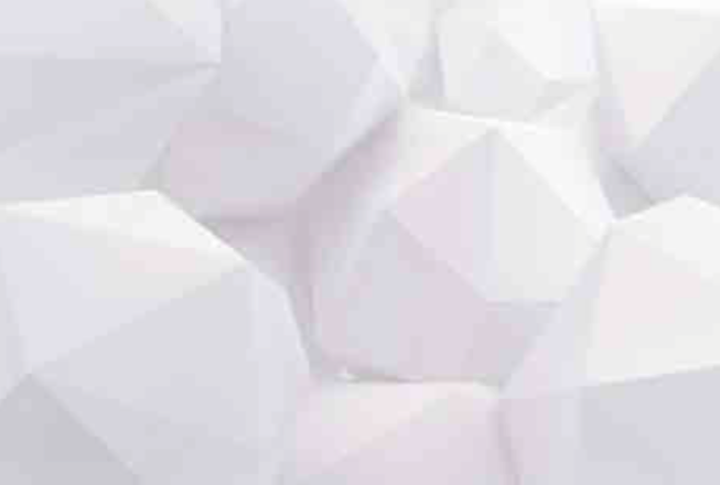 Close-up van een driedimensionale polyhedron. – © Ben Miners / Getty Images