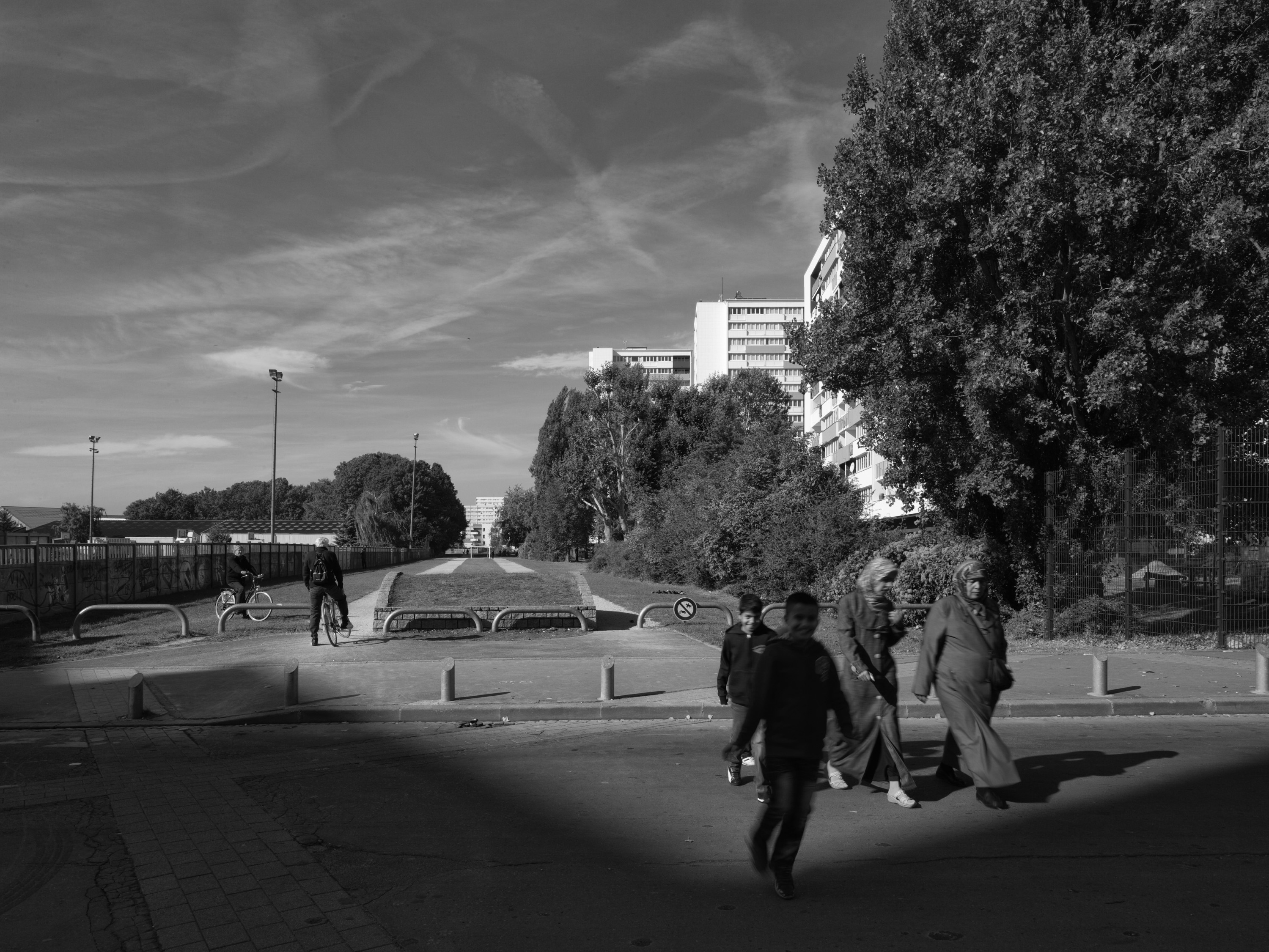 ‘De andere Fransen’ in de voorstad Thiais. – © Pierre-Olivier Deschamps / Hollandse Hoogte