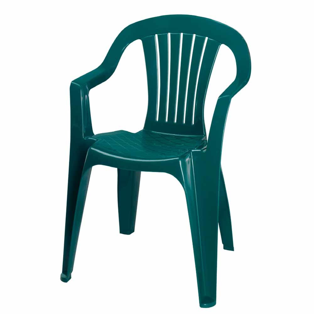 Plastic tuinstoel, onbekend, wereldwijd. Ontwerper: onbekend.