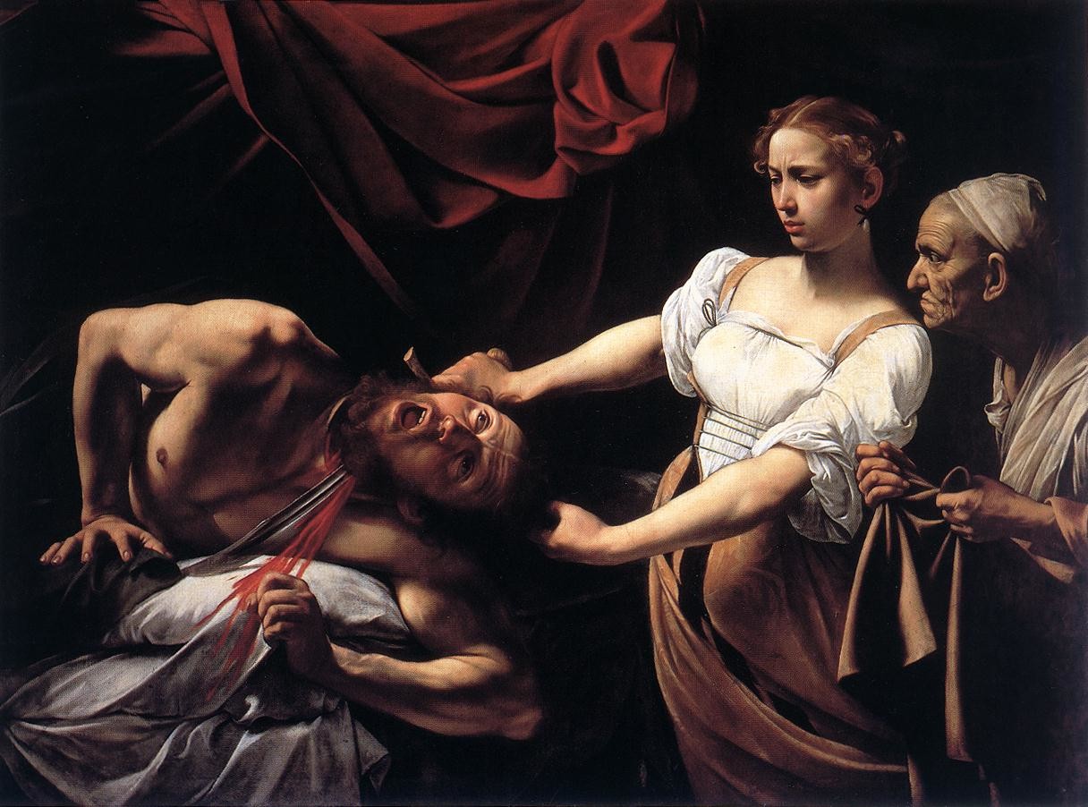 caravaggio judith beheading holofernes