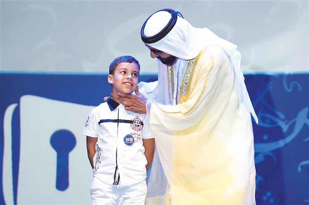 De piepjonge winnaar. – © Emirates 24/7