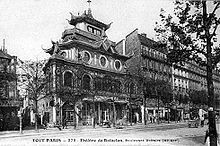 Ansichtkaart van het Bataclan omstreeks 1900.